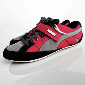 ALEXANDER MCQUEEN / PUMA Red, Gray & Black Sneakers